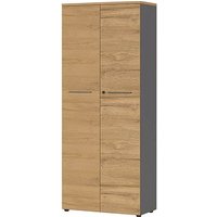 GERMANIA Aktenschrank Agenda Home, 4237-564 grafit, grandson-eiche 4 Fachböden 80,0 x 40,0 x 197,0 cm von Germania