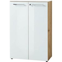 GERMANIA Aktenschrank Monteria, 4202-242 navarra-eiche, weiß 2 Fachböden 80,0 x 37,0 x 120,0 cm GERMANIA Aktenschrank Monteria, 4202-242 navarra-eiche, weiß 2 Fachböden 80,0 x 37,0 x 120,0 cm von Germania