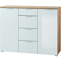 GERMANIA Sideboard TELDE, 3982-242 weiß, navarra-eiche 134,0 x 40,0 x 105,0 cm GERMANIA Sideboard TELDE, 3982-242 weiß, navarra-eiche 134,0 x 40,0 x 105,0 cm von Germania