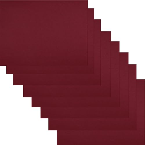 8 Stück Flicken Selbstklebend Stoff,20x15cm,Flicken und Fertig,Nylon Flicken Selbstklebend,Zur Reparatur von Daunenjacken,Mänteln,Zelten,Aufblasbare Pads,Wandertaschen (Rotwein) von GERUI