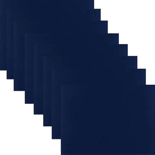 8 Stück Flicken Selbstklebend Stoff,20x15cm,Flicken und Fertig,Nylon Flicken Selbstklebend,Zur Reparatur von Daunenjacken,Mänteln,Zelten,Aufblasbare Pads,Wandertaschen (marineblau) von GERUI