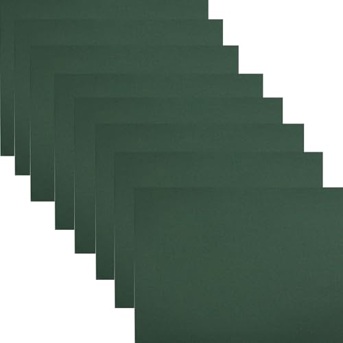 8 Stück Flicken Selbstklebend Stoff,20x15cm,Flicken und Fertig,Nylon Flicken Selbstklebend,Zur Reparatur von Daunenjacken,Mänteln,Zelten,Aufblasbare Pads,Wandertaschen (schwarzgrün) von GERUI
