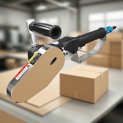 GESAIDES Industrielle Papierabstreifmaschine, pneumatischer Wellpappenschneider, Pneumatic Carton Box Abfall Stripper, Kantenschneider für Altpapier, für Karton, Wellpappe B von GESAIDES