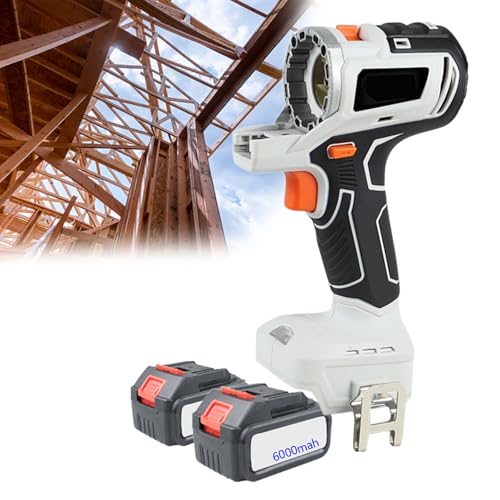 GESAIDES Multifunktionales Werkzeugset für die Holzbearbeitung, 10-in-1-Kombiset mit Akku-Elektrowerkzeugen, Bürstenloses Akku-Kombiset mit Werkzeugkästen, 2 x 6,0-Ah-Akkus, für Haus und Garten GESAIDES Multifunktionales Werkzeugset für die Holzbearbeitung, 10-in-1-Kombiset mit Akku-Elektrowerkzeugen, Bürstenloses Akku-Kombiset mit Werkzeugkästen, 2 x 6,0-Ah-Akkus, für Haus und Garten von GESAIDES