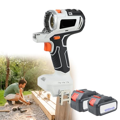 GESAIDES Multifunktionales Werkzeugset für die Holzbearbeitung, 10-in-1-Kombiset mit Akku-Elektrowerkzeugen, mit Werkzeugkästen, 2 x 6,0-Ah-Akkus, Wichtige Werkzeuge für die Holzbearbeitung GESAIDES Multifunktionales Werkzeugset für die Holzbearbeitung, 10-in-1-Kombiset mit Akku-Elektrowerkzeugen, mit Werkzeugkästen, 2 x 6,0-Ah-Akkus, Wichtige Werkzeuge für die Holzbearbeitung von GESAIDES