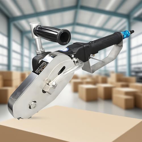 GESAIDES Pneumatic Carton Box Abfall Stripper, Pneumatischer Karton Stripping Papierkanten Schneider Trimmwerkzeug, Abfallentladung Wellkarton Trimmwerkzeug, für Karton, Wellpappe C von GESAIDES