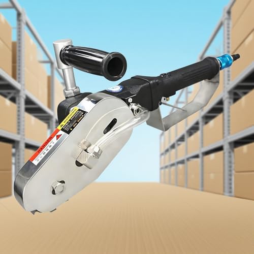 Pneumatischer Abfallentferner, Pneumatic Carton Box Abfall Stripper, pneumatischer Karton-Abfallstripper, Papierkantenschneider-Trimmwerkzeug mit legierter Stahlkette, für Karton, Wellpappe B von GESAIDES