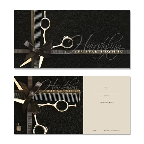 GESCHENKGUTSCHEINcom by POS-HAUER. 25 Gutscheine. Blanko zum Selberausfüllen. Für Friseur Friseursalons Haarstudios. von GESCHENKGUTSCHEINcom by POS-HAUER