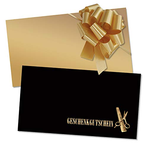 GESCHENKGUTSCHEINcom by POS-HAUER. Gutschein-Set. 100x Gutschein + Kuvert + Schleife. Für Friseursalons Friseurzubehör Unternehmen, blanko zum selber Ausfüllen. GESCHENKGUTSCHEINcom by POS-HAUER. Gutschein-Set. 100x Gutschein + Kuvert + Schleife. Für Friseursalons Friseurzubehör Unternehmen, blanko zum selber Ausfüllen. von GESCHENKGUTSCHEINcom by POS-HAUER