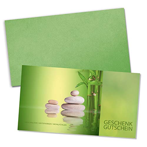 GESCHENKGUTSCHEINcom by POS-HAUER. Gutschein-Set. 100x Gutschein + Kuvert. Für Kosmetiksalons Massage Wellness und andere Firmen, blanko zum selber Ausfüllen. von GESCHENKGUTSCHEINcom by POS-HAUER
