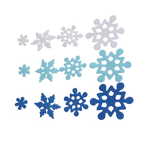 GETAJGHSD 1 Beutel DIY -schneeflockenaufkleber Kleber Glitzer -abziehbilder Weihnachten Glasfensterdekoration GETAJGHSD 1 Beutel DIY -schneeflockenaufkleber Kleber Glitzer -abziehbilder Weihnachten Glasfensterdekoration von GETAJGHSD