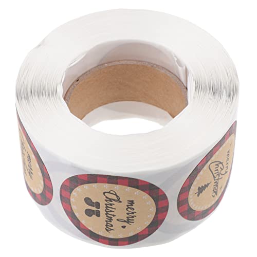 GETAJGHSD 1 Rolle Weihnachtsaufkleber Selbstklebende Dekoetiketten für Umschläge und Verpackungen Kreative Motive für Festliche Anlässe GETAJGHSD 1 Rolle Weihnachtsaufkleber Selbstklebende Dekoetiketten für Umschläge und Verpackungen Kreative Motive für Festliche Anlässe von GETAJGHSD