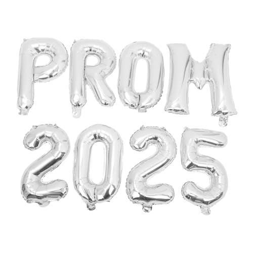 GETAJGHSD 1 Satz Abschluss Ballon Abschlussdekorationen Abschlussfolienballons Partyzubehör Für Das Neue Jahr Ballon Zum Abschlussball 2025 Zahlenballons Für 2025 Silver Aluminiumfolie GETAJGHSD 1 Satz Abschluss Ballon Abschlussdekorationen Abschlussfolienballons Partyzubehör Für Das Neue Jahr Ballon Zum Abschlussball 2025 Zahlenballons Für 2025 Silver Aluminiumfolie von GETAJGHSD