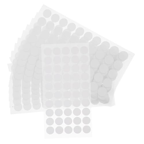GETAJGHSD 1 Set Rostfreier Kleber, Kein Schaden, Wandkleber, Ballonband, Klebeband, Kreispunktetiketten, Klebepunkte, Doppelseitiges Montageband, Museumskleber, Durchsichtiger von GETAJGHSD