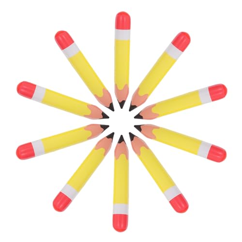 GETAJGHSD 10 Stück Aufblasbare Bleistiftballons PVC Party Deko für Geburtstagsfeiern Klassenzimmer und Garten Dekoration Fotorequisiten für GETAJGHSD 10 Stück Aufblasbare Bleistiftballons PVC Party Deko für Geburtstagsfeiern Klassenzimmer und Garten Dekoration Fotorequisiten für von GETAJGHSD