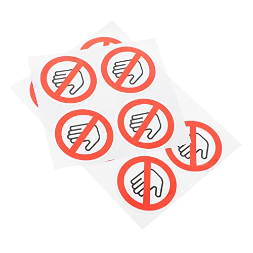 GETAJGHSD 10 Stück Do Not Touch Aufkleber Runde Warnschilder aus Vinyl Selbstklebende Sicherheitsetiketten für Oberflächen Durchmesser für Hand und Gerätesicherheit GETAJGHSD 10 Stück Do Not Touch Aufkleber Runde Warnschilder aus Vinyl Selbstklebende Sicherheitsetiketten für Oberflächen Durchmesser für Hand und Gerätesicherheit von GETAJGHSD