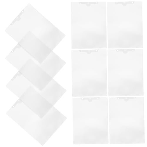 GETAJGHSD 10 Stück Papieraufbewahrungstaschen, Tragbare Papiertüte, Tragbare Dokumententasche, Dokumentenmappe Fürs Büro, Transparenter Papierhalter, Tasche Für Studiendokumente, von GETAJGHSD