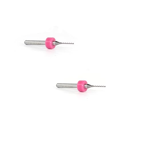GETAJGHSD 10 Stück Teiliges Set Pcb Hartmetall Bohrer für Mikrogravur Präzisionsbohrer für Leiterplatten Cnc und Holzbearbeitung Zufällige Farben Zufällige Farbe Zufällige Farbe von GETAJGHSD