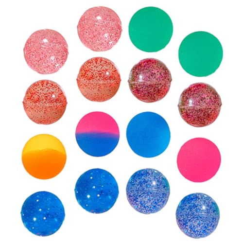 GETAJGHSD 100 Stück Bunte Gummibälle Elastische Springbälle für Partys für Außen und Innenspaß Leicht und Fördert Kognitive Fähigkeiten von GETAJGHSD