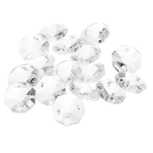 GETAJGHSD 100 Stück Kristall Perlenvorhang Klare Glasperlen mit Doppel Loch für Zuhause Büro und Feste Vielseitig für DIY Projekte und Anlässe GETAJGHSD 100 Stück Kristall Perlenvorhang Klare Glasperlen mit Doppel Loch für Zuhause Büro und Feste Vielseitig für DIY Projekte und Anlässe von GETAJGHSD