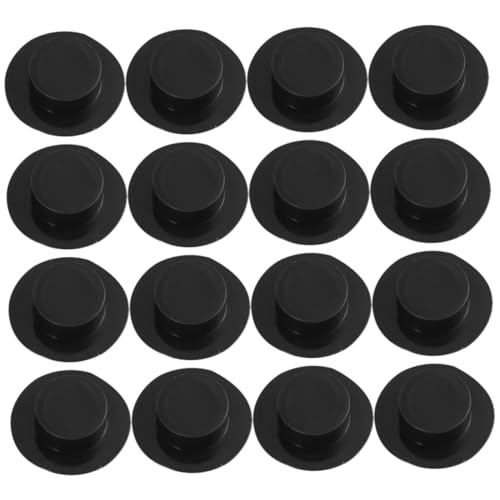 GETAJGHSD 100 Stück Miniaturhüte, Verschleißfeste Puppenhüte, Kleine Kunststoffhüte, Minihüte, Miniatur Zylinder, DIY Zubehör, Puppenbedarf, DIY Zubehör, Kleine Hüte, Dekorative Puppenhüte GETAJGHSD 100 Stück Miniaturhüte, Verschleißfeste Puppenhüte, Kleine Kunststoffhüte, Minihüte, Miniatur Zylinder, DIY Zubehör, Puppenbedarf, DIY Zubehör, Kleine Hüte, Dekorative Puppenhüte von GETAJGHSD