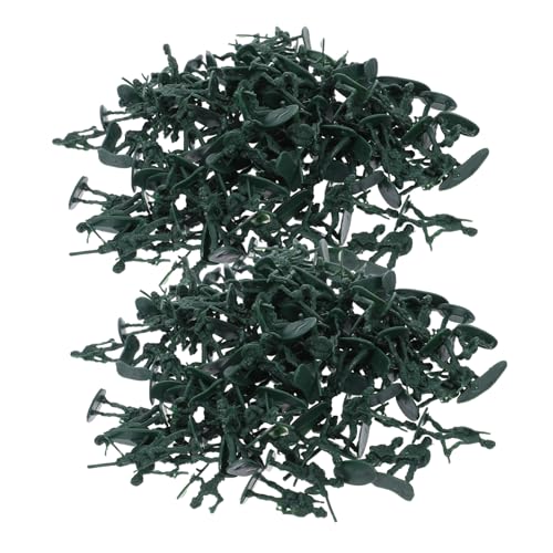 GETAJGHSD 100stücke Mini Soldaten Figuren Set Miniatur Modelle Für Tischdekoration DIY Szenen Robuste Plastiksoldaten von GETAJGHSD