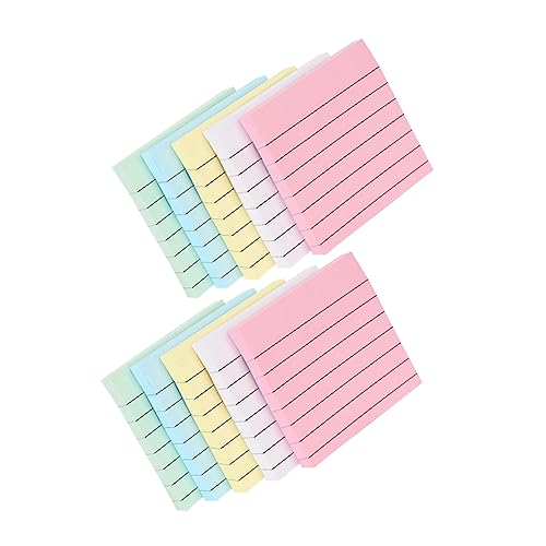 GETAJGHSD 10Stücke Haftnotizen Selbstklebende Memo Pads Starker Kleber für Schule Büro und Zuhause GETAJGHSD 10Stücke Haftnotizen Selbstklebende Memo Pads Starker Kleber für Schule Büro und Zuhause von GETAJGHSD