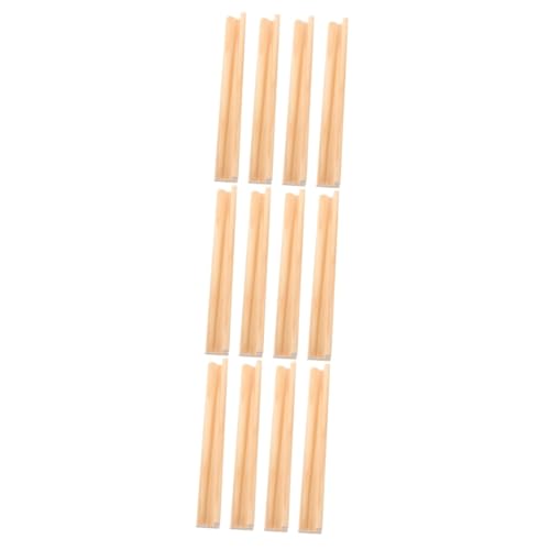 GETAJGHSD 12 Stück Holzbuchstaben Ornamente, Domino Halter, Kachelhalter, Multifunktionale Domino Basen, Domino Präsentationshalter, Brettspiel Tabletts, Präsentationstabletts, Domino von GETAJGHSD