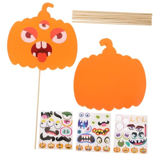 GETAJGHSD 12 Stück Kürbis DIY Patches, Halloween Scheiben Für Halloween, Eva Kürbisscheiben, Party DIY Chips Scheiben Für Kinder, Cartoon Kürbisscheiben, Dekorative Scheiben, Schaumstoff von GETAJGHSD