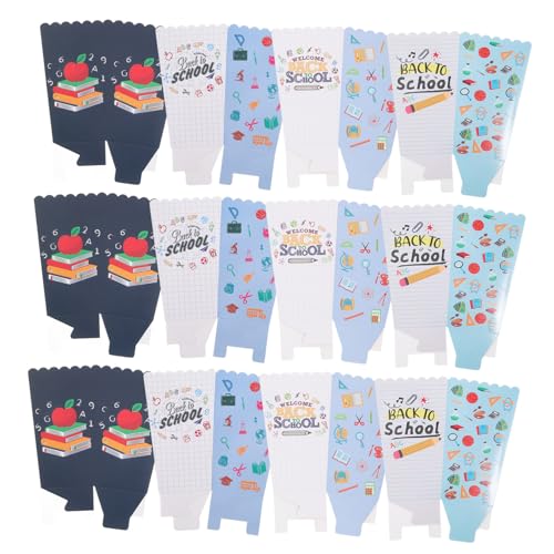 GETAJGHSD 12 Stück Popcornboxen für Schulanfang Bunte Party Boxen mit Cartoon Motiven für Klassenzimmer Dekoration und Süße Snacks bei Feiern GETAJGHSD 12 Stück Popcornboxen für Schulanfang Bunte Party Boxen mit Cartoon Motiven für Klassenzimmer Dekoration und Süße Snacks bei Feiern von GETAJGHSD