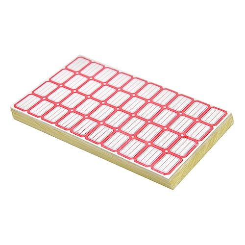 GETAJGHSD 140 Blatt Portable Selbstklebende Etiketten Wasserdichte Preisetiketten für Büro und Zuhause Multifunktionale Handbeschriftungssticker für Organisation und Lagerung von GETAJGHSD