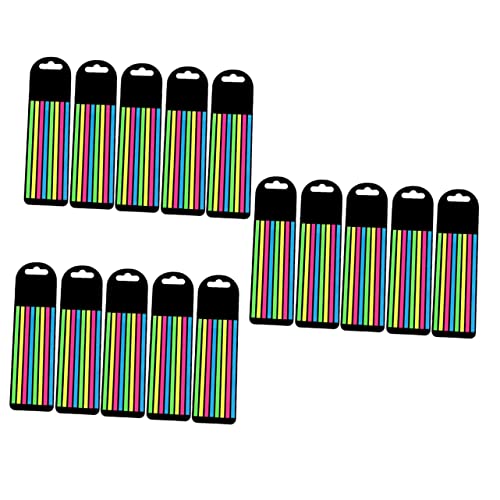 GETAJGHSD 15 Sets Haftnotizen Seitenmarker Lesetextmarker Professionelle Seitenmarker Lesezeichen Für Kinder Klebestreifen Seitenmarker Buchseitenmarker Lesezeichen Seitenmarker Tabs von GETAJGHSD
