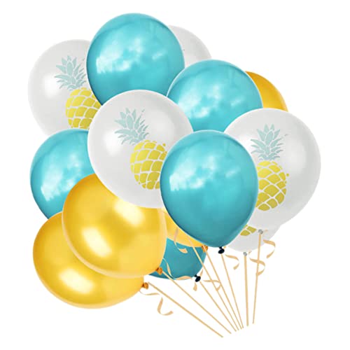 GETAJGHSD 15 Stück Ananas Latexballons, Feierballons, Dekoballons, Partyballons, Festival Partyballons, Strandpartyballons, Party Layout Requisiten, Feierballons GETAJGHSD 15 Stück Ananas Latexballons, Feierballons, Dekoballons, Partyballons, Festival Partyballons, Strandpartyballons, Party Layout Requisiten, Feierballons von GETAJGHSD
