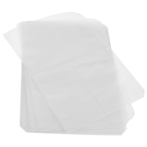 GETAJGHSD 15 Stück Teiliges Wasserdichte PVC Ordnerhüllen für Dokumente Transparente Aufbewahrungstaschen für Belege und Tickets für Einfaches Sortieren und Organisation von GETAJGHSD