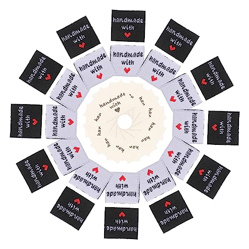 GETAJGHSD 150stücke Kleidung Etiketten Für Handgemachte Stoffetiketten Für Kleidung Dekorative Nählabels Für Kreative Nähprojekte Und GETAJGHSD 150stücke Kleidung Etiketten Für Handgemachte Stoffetiketten Für Kleidung Dekorative Nählabels Für Kreative Nähprojekte Und von GETAJGHSD