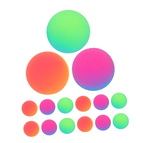 GETAJGHSD 18 Stück Bunte Gummibälle für Elastische Bälle für Geburtstagsfeiern Klassenzimmerpreise Outdoor Spiel Vielseitige Party für Gruppenspiele GETAJGHSD 18 Stück Bunte Gummibälle für Elastische Bälle für Geburtstagsfeiern Klassenzimmerpreise Outdoor Spiel Vielseitige Party für Gruppenspiele von GETAJGHSD
