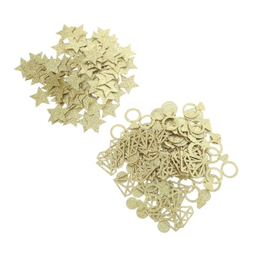 GETAJGHSD 2 Packungen Papierkonfetti Glänzendes Stern und Diamant Ring Konfetti für Hochzeit Partydekoration Streudeko für Tische Ballons Kuchen Festliche Geburtstagsfeier GETAJGHSD 2 Packungen Papierkonfetti Glänzendes Stern und Diamant Ring Konfetti für Hochzeit Partydekoration Streudeko für Tische Ballons Kuchen Festliche Geburtstagsfeier von GETAJGHSD
