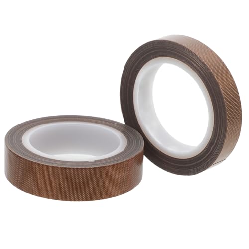 GETAJGHSD 2 Rollen Klebeband Hitzebeständiges Klebeband Ptfe Industrielles Dichtungsband Dichtungsband Vakuumierband Vakuumband Hochtemperatur Ptfe Band Hochtemperatur Ptfe Band Gefrierband von GETAJGHSD