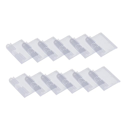 GETAJGHSD 2 Sätze Etikettenhalter Für Regale Transparente Preisschildhalter Für Supermärkte Diy Preisschilder Langlebiges Material Einfach Zu Bedienen 30 Stück * 2 von GETAJGHSD