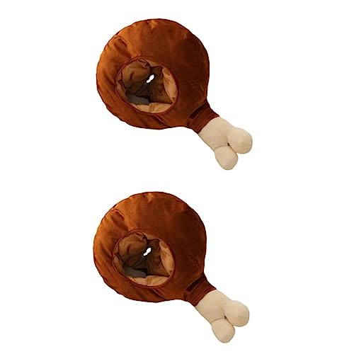 GETAJGHSD 2 Stk Große Hühnerkopfbedeckung Plüschhut Foto Requisiten Party-kappe Kinder Erwachsene Hut Gefüllte Truthahnmütze Drumsticks-mütze Party-requisite Kindermaske Brown Polymer-ton GETAJGHSD 2 Stk Große Hühnerkopfbedeckung Plüschhut Foto Requisiten Party-kappe Kinder Erwachsene Hut Gefüllte Truthahnmütze Drumsticks-mütze Party-requisite Kindermaske Brown Polymer-ton von GETAJGHSD