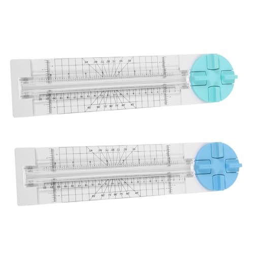 GETAJGHSD 2 Stück 4 In 1 Papierschneider, Papierschneider Mit Gerader Kante, Papierschneidebrett, Kleine Papierschneider Zum Basteln, Papierschneider, Schneidemaschine, GETAJGHSD 2 Stück 4 In 1 Papierschneider, Papierschneider Mit Gerader Kante, Papierschneidebrett, Kleine Papierschneider Zum Basteln, Papierschneider, Schneidemaschine, von GETAJGHSD