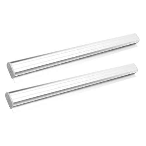 GETAJGHSD 2 Stück Aluminiumlegierung Ticket Halter für Restaurant Klemmleiste für Bestellungen Quittungen und Menüs für Cafés Pubs und Bars Langlebig und Tragbar von GETAJGHSD