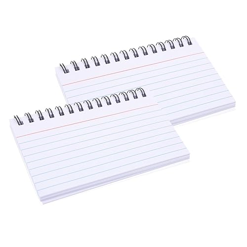 GETAJGHSD 2 Stück Bewertungskarten Mini Notizblöcke, Mini Notizkarten, Kleiner Spiralnotizblock, Kleine Notizbücher, Taschennotizblock, Kleine Notizblöcke, Kleines Spiralnotizbuch, Mini von GETAJGHSD