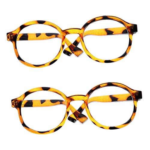 GETAJGHSD 2 Stück Miniatur Brille für Puppen Leopard Muster Transparente Augenweiden Requisiten für Verkleiden und Basteln Fördert die Kreativität und Interaktion GETAJGHSD 2 Stück Miniatur Brille für Puppen Leopard Muster Transparente Augenweiden Requisiten für Verkleiden und Basteln Fördert die Kreativität und Interaktion von GETAJGHSD