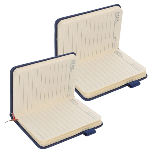 GETAJGHSD 2 Stück Notizbuch spiralblock Notizblock für Geschäftskonferenzen Tagebuch schreiben Notizbücher aus Leder kleines Taschenheft Kleine Notizblock-Taschengröße Taschentagebuch Pu GETAJGHSD 2 Stück Notizbuch spiralblock Notizblock für Geschäftskonferenzen Tagebuch schreiben Notizbücher aus Leder kleines Taschenheft Kleine Notizblock-Taschengröße Taschentagebuch Pu von GETAJGHSD
