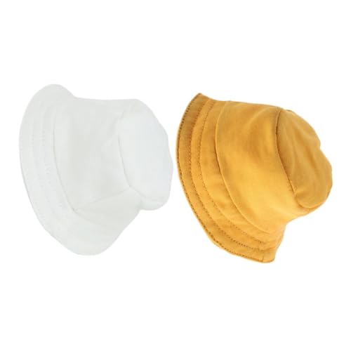 GETAJGHSD 2 Stück Puppenkleidungszubehör, Puppenhut, Basteln, Miniaturhüte, Basteln, Winzige Hüte, Hut Für Puppen, Kleine Hüte, Austauschbare Puppenhüte, Dekorative Miniaturhüte, Hut Für GETAJGHSD 2 Stück Puppenkleidungszubehör, Puppenhut, Basteln, Miniaturhüte, Basteln, Winzige Hüte, Hut Für Puppen, Kleine Hüte, Austauschbare Puppenhüte, Dekorative Miniaturhüte, Hut Für von GETAJGHSD