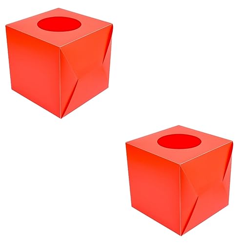 GETAJGHSD 2 Stück Rote Raffle Box Kunststoff Lotteriekiste für Abstimmungen Spenden und Spiele Vielseitig Einsetzbar für Veranstaltungen und Partys für Lostrommeln und Vorschläge GETAJGHSD 2 Stück Rote Raffle Box Kunststoff Lotteriekiste für Abstimmungen Spenden und Spiele Vielseitig Einsetzbar für Veranstaltungen und Partys für Lostrommeln und Vorschläge von GETAJGHSD