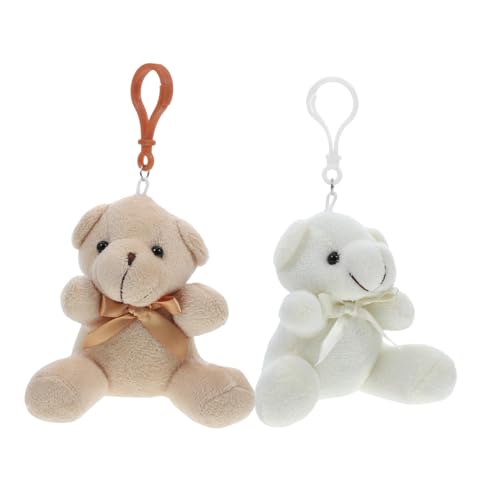 GETAJGHSD 2 Stück Schleifenpuppenbär Ornamente, Mini Plüschtiere, Partygeschenke, Mini Plüschtiere, Süßer Plüschbär, Taschenanhänger, Bär, Kuscheltiere, Schlüsselanhänger, Spielzeug, Bär, GETAJGHSD 2 Stück Schleifenpuppenbär Ornamente, Mini Plüschtiere, Partygeschenke, Mini Plüschtiere, Süßer Plüschbär, Taschenanhänger, Bär, Kuscheltiere, Schlüsselanhänger, Spielzeug, Bär, von GETAJGHSD