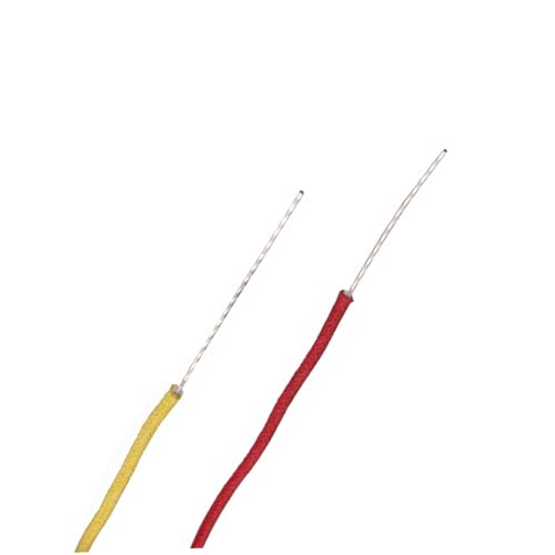 GETAJGHSD 2 Stück Vintage Stil Gitarrendraht Awg Verzinntes Flexibles Stoffummanteltes Push Back Kabel Teiliges für Gitarrenverkabelung und Pickup Neuverdrahtung GETAJGHSD 2 Stück Vintage Stil Gitarrendraht Awg Verzinntes Flexibles Stoffummanteltes Push Back Kabel Teiliges für Gitarrenverkabelung und Pickup Neuverdrahtung von GETAJGHSD