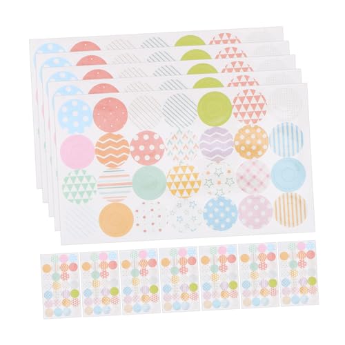 GETAJGHSD 20 Blatt Schutzaufkleber Etiketten Locher Verstärkungsaufkleber Papierverstärkungskreise Lochverstärkungsaufkleber Lochaufkleber Für Ordnerpapier Lochverstärkungsringe von GETAJGHSD